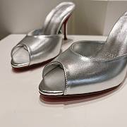 Christian Louboutin Me Dolly 100 Silver Heel - 2