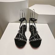 Christian louboutin Mafaldina Spikes Black Sandal - 5