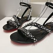 Christian louboutin Mafaldina Spikes Black Sandal - 2