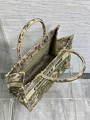 Dior Medium Dioriviera Book Tote Raffia Yellow 36 x 27.5 x 16.5 cm - 3
