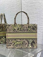 Dior Medium Dioriviera Book Tote Raffia Yellow 36 x 27.5 x 16.5 cm - 2