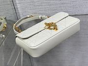 Dior Miss Daisy Mini Bag White Lambskin 22 x 12.5 x 4 cm - 6
