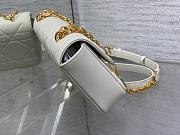 Dior Miss Daisy Mini Bag White Lambskin 22 x 12.5 x 4 cm - 3