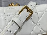 Dior Miss Daisy Mini Bag White Lambskin 22 x 12.5 x 4 cm - 4