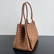 Bottega Veneta Medium Andiamo Parachute Tote Caramel 30x26x20cm - 3