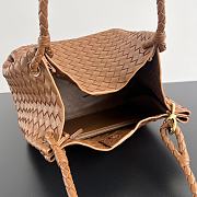 Bottega Veneta Medium Andiamo Parachute Tote Caramel 30x26x20cm - 5