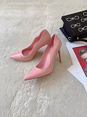 Christian Louboutin Pink Pump Heel Patent 10cm - 1