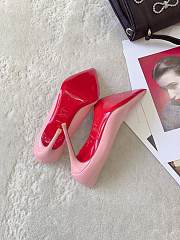 Christian Louboutin Pink Pump Heel Patent 10cm - 5