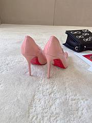 Christian Louboutin Pink Pump Heel Patent 10cm - 2