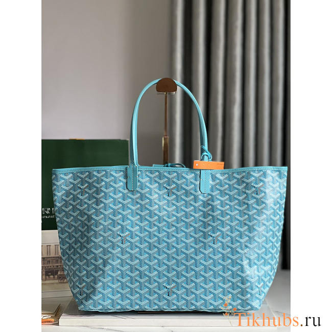 Goyard Saint Louis Bag Blue 34x27x14cm - 1