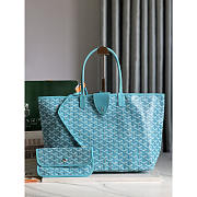 Goyard Saint Louis Bag Blue 34x27x14cm - 4