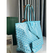 Goyard Saint Louis Bag Blue 34x27x14cm - 2