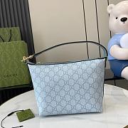 Gucci Ophidia GG Super Mini Shoulder Bag Blue 20x18.5x10cm - 1