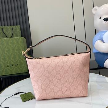 Gucci Ophidia GG Super Mini Shoulder Bag Pink 20x18.5x10cm