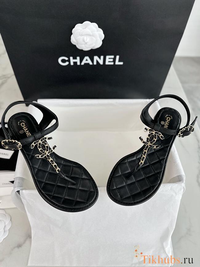 Chanel 24C Black Sandal - 1