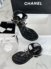 Chanel 24C Black Sandal - 4