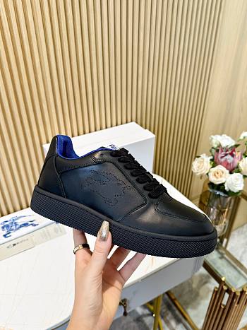 Burberry Leather Stock Black Sneakers