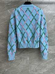 Chanel Blue Cardigan - 4