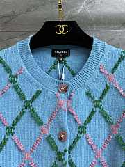 Chanel Blue Cardigan - 3