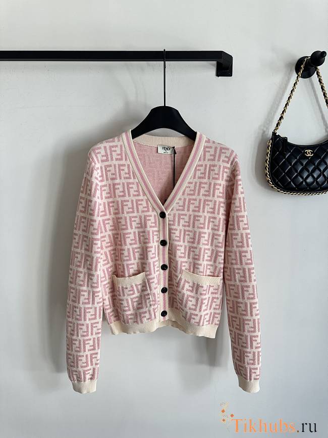 Fendi Pink Cardigan  - 1