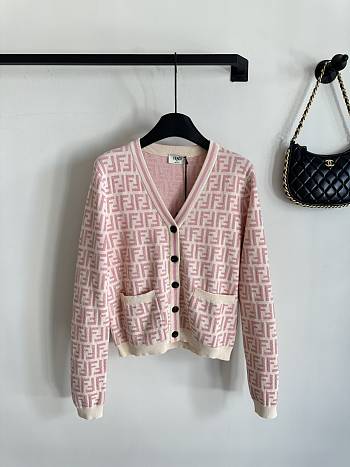 Fendi Pink Cardigan 