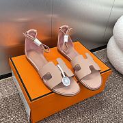 Hermes Santorini Light Pink Sandal - 1