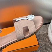 Hermes Santorini Light Pink Sandal - 5