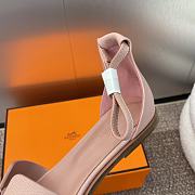 Hermes Santorini Light Pink Sandal - 4