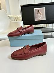 Prada Red Wine Loafer - 5