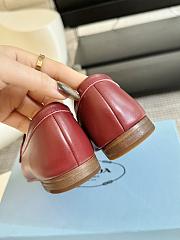 Prada Red Wine Loafer - 4