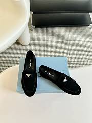 Prada Black Suede Loafer - 1