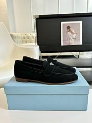 Prada Black Suede Loafer - 2