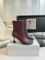 Loewe Red Wine Boots Heel 8.5cm - 1