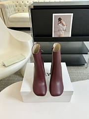 Loewe Red Wine Boots Heel 8.5cm - 5