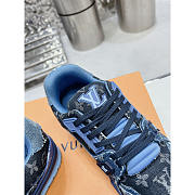 Louis Vuitton LV Trainer Sneaker Denim Blue - 2