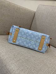 Louis Vuitton LV CarryAll PM Blue Denim 29 x 24 x 12 cm - 4