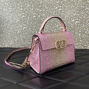 Valentino Gravani Pink VSling Mini Top Handle Bag 19x13x9cm - 4