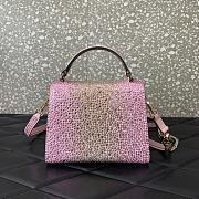Valentino Gravani Pink VSling Mini Top Handle Bag 19x13x9cm - 2