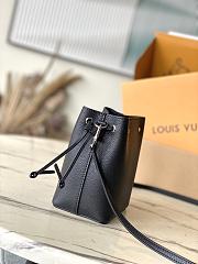 Louis Vuitton LV Nano Lockme Bucket Black 13.5x16x10cm - 5