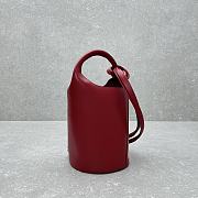 Jacquemus Le Petit Tourni Red Bucket Bag 19x24.5x38cm - 4