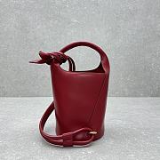 Jacquemus Le Petit Tourni Red Bucket Bag 19x24.5x38cm - 3