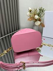 Dior Small Jolie Bucket Bag Pink 17x16x9cm - 3