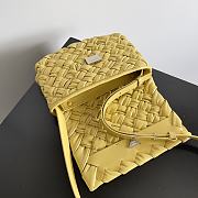 Bottega Veneta Small Rumple Messenger Yellow 21x14x5cm - 4