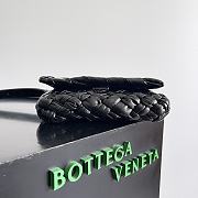 Bottega Veneta Small Rumple Messenger Black 21x14x5cm - 6