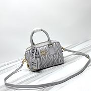 Miu Miu Arcadie Grey Crossbody Bag 19x13x6cm - 1