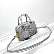 Miu Miu Arcadie Grey Crossbody Bag 19x13x6cm - 5