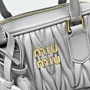 Miu Miu Arcadie Grey Crossbody Bag 19x13x6cm - 3