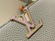 Louis Vuitton LV Capucines BB White Quartz 27 x 18 x 9 cm - 3