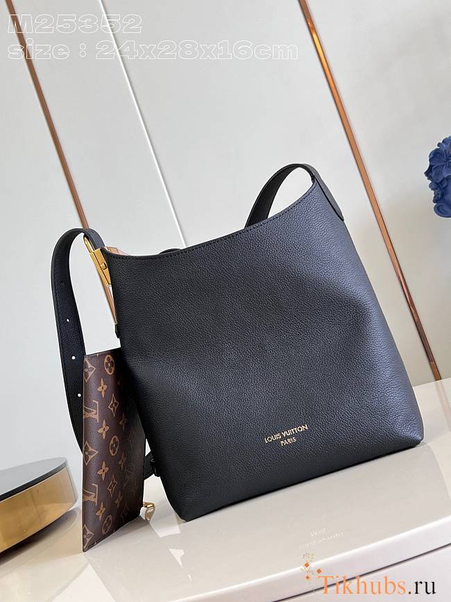 Louis Vuitton LV Low Key Hobo Bag PM Black 24 x 28 x 16 cm - 1