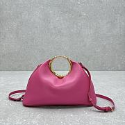 Jacquemus Le Petit Calino Leather Pink Tote Bag 33x14x25cm - 5